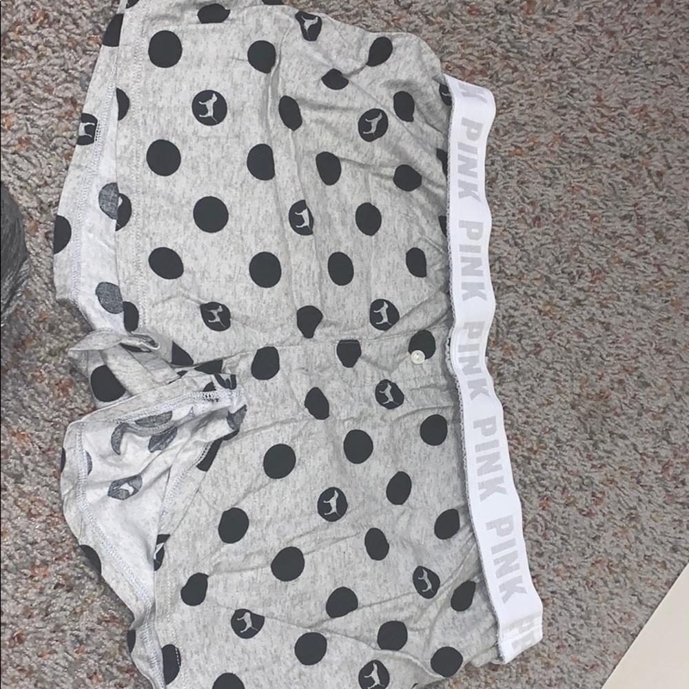 Pink sleeping shorts